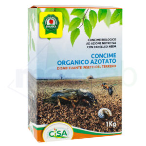 disabituante insetti del terreno concime organico azotato biologico con pannelli di neem 1kg